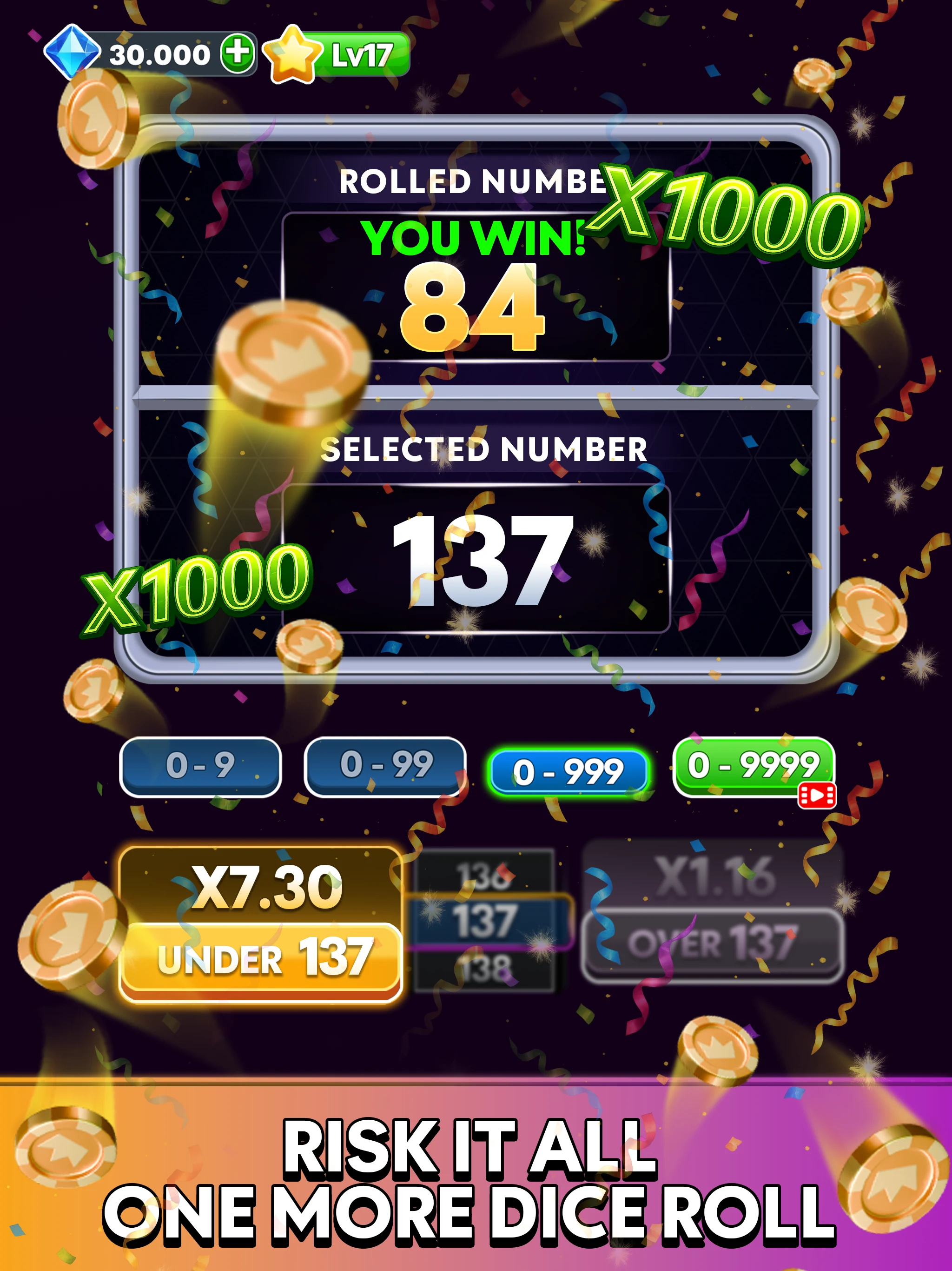 Dice Roll - Plink Balls screenshot